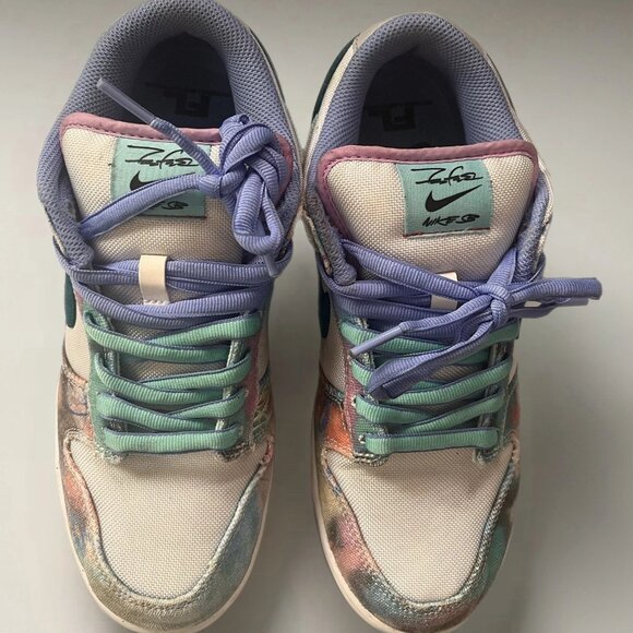 Nike Futura Laboratories x Dunk SB Low Bleached Aqua main image 6